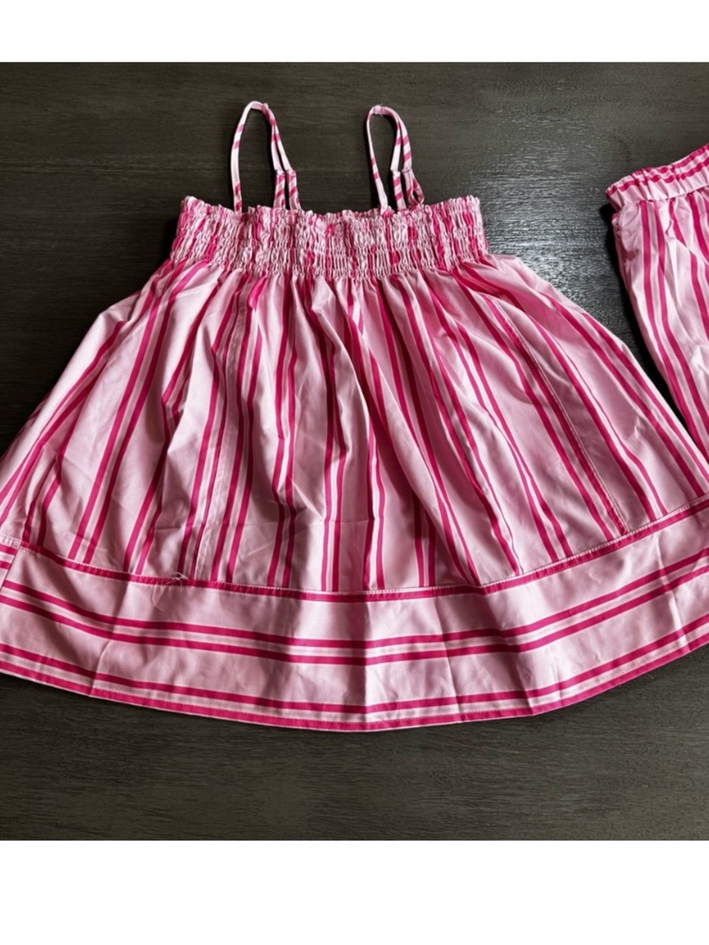 Striped babydoll cami and shorts - Picture 5 of 6